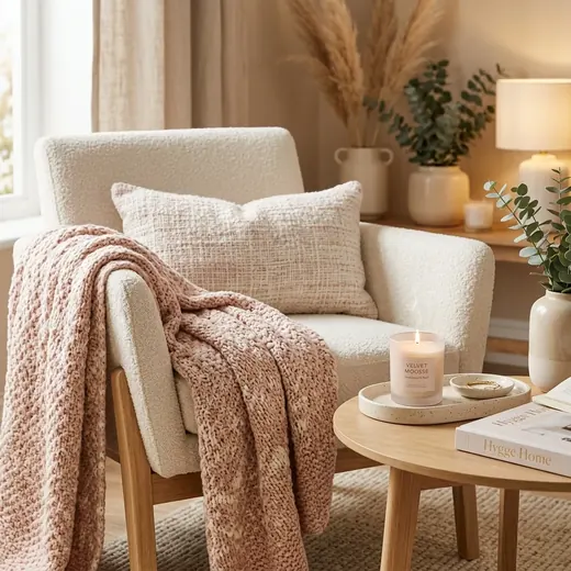 Cozy home comfort and women's essentials