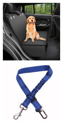 1618824893307-1.jpg Dog Car Seat Cover View Mesh Pet Carrier Hammock Safety Protector Car Rear Back Seat Mat With Zipper And Pocket For Travel