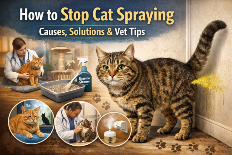 How to Stop Cat Spraying: Causes, Solutions, and Vet Tips
