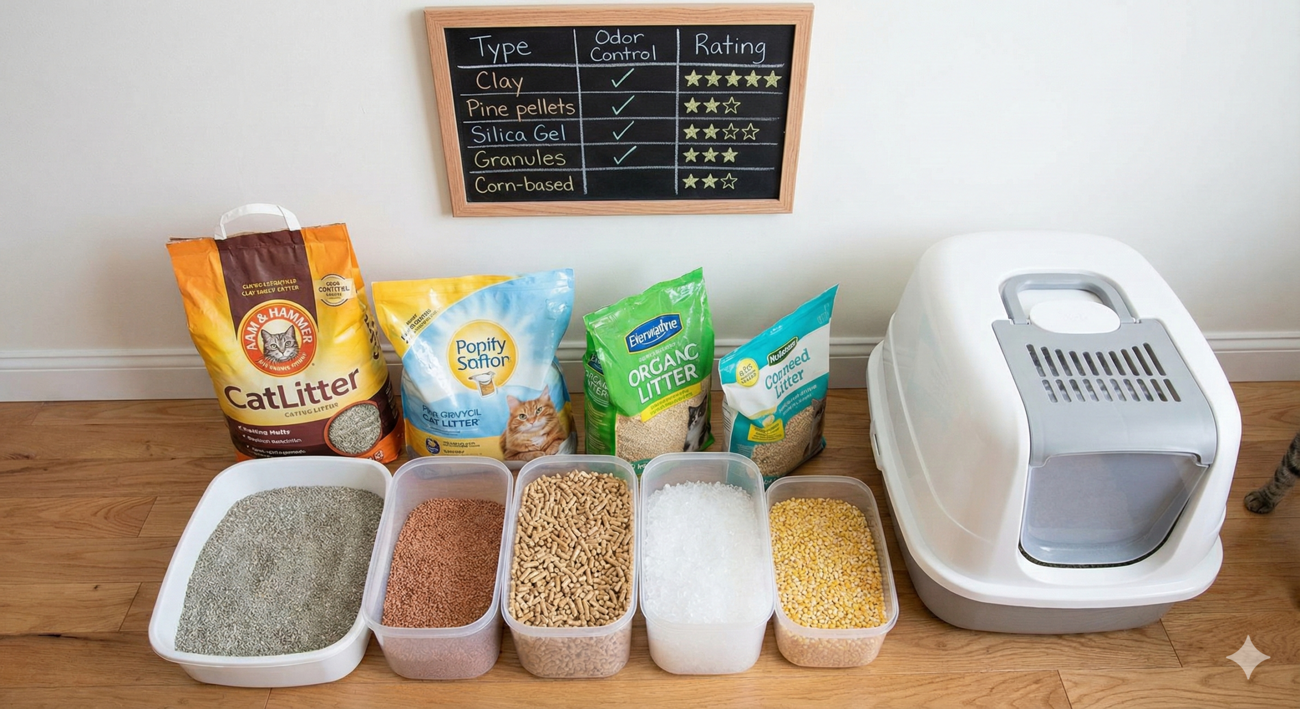 Best Cat Litter for Odor Control: What Actually Works (Types + Comparison Table)