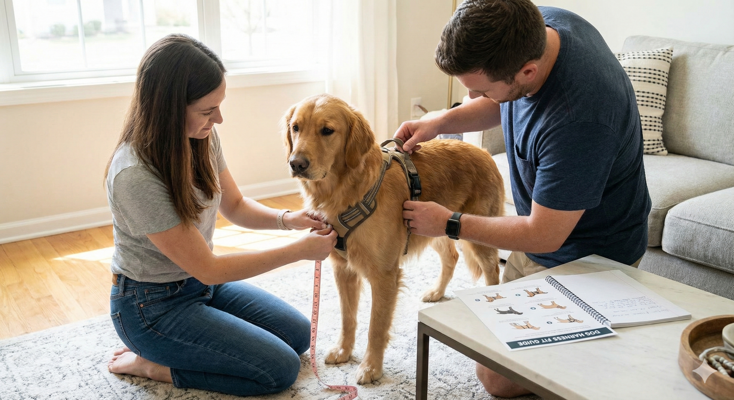 Dog Harness Fit Guide: How to Measure, Adjust, and Prevent Rubbing